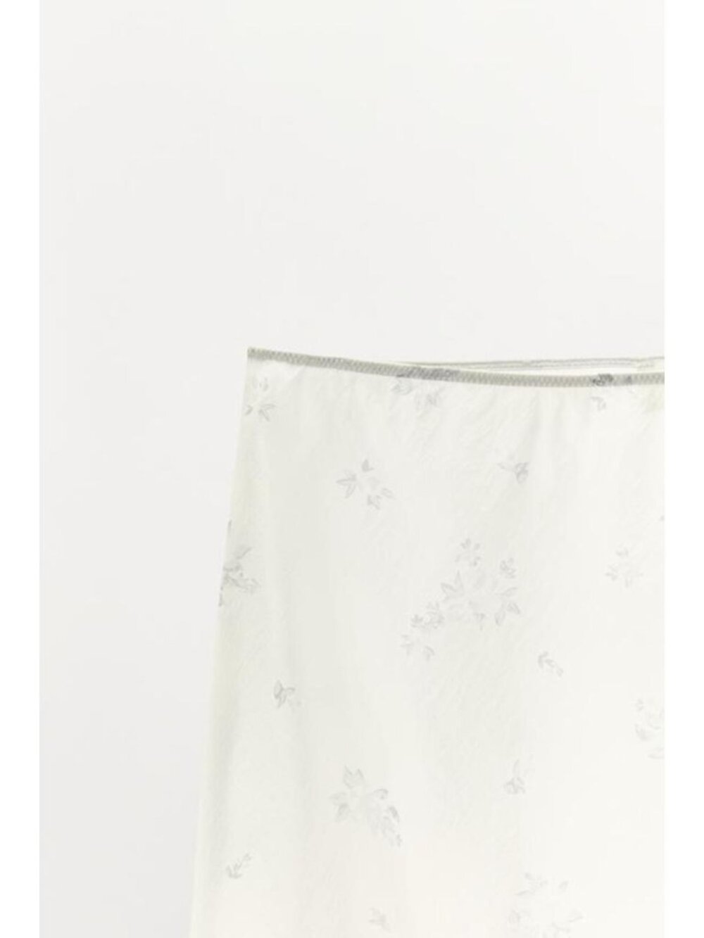 ZARA FLORAL NYLON SKIRT - Picture 8 of 8